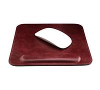 Londo Tapis de Souris en Cuir Véritable avec Repose Poignet - Ergonomique Confort Tapis de Souris