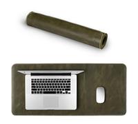 Londo Tapis de Souris en Cuir Véritable - très Grande Taille, Pad de Bureau, Protecteur de Bureau avec Surface Lisse et Soyeuse