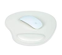Londo Tapis de Souris Ovale en Cuir PU avec Repose Poignet - Ergonomique Confort Tapis de Souris