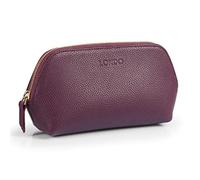 Londo Trousse à Maquillage en Cuir Véritable pour Cosmétiques, Pinceaux - Trousse de Toilette