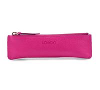 Londo Trousse en Cuir Véritable avec Fermeture Éclair - Étui à Crayons Élégant, Pochette Multifonction pour Bureau, Voyage & Quotidien