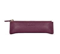 Londo Trousse en Cuir Véritable avec Fermeture Éclair - Étui à Crayons Élégant, Pochette Multifonction pour Bureau, Voyage & Quotidien