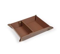 Londo - Vide Poche en Cuir - Boîte de Rangement Pratique pour Portefeuilles, Montres, Clés, Pièces de Monnaie, Téléphones Cellulaires et Équipement de Bureau