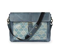 Londo Zion Sac ordinateur messager - Cuir pleine fleur pour les professionnels de la tech élégants