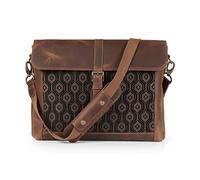 Londo Zion Sac ordinateur messager - Cuir pleine fleur pour les professionnels de la tech élégants