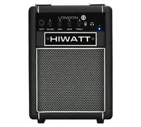 HIWATT - London 12 Combo amplificateur pour Guitare 12W, 1 Canal, Bluetooth, Sortie Casque 3,5 mm, AUX in, Commandes de Volume, Gain, aigus et Graves, Alimentation Incluse, Couleur Noir