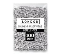 Preservatifs London Blanc 100 Pièces Condom Préservatifs en Latex Préservatif
