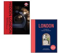 London: A Guide for Curious Wanderers, Hidden London: Discovering the Forgotten Underground 2 Books Collection Set - Jack Chesher