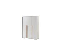 Vipack LONDON Armoire 3 Portes Blanc mat Blanc G