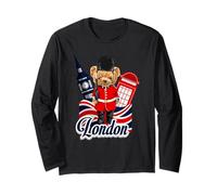 London Bear Guard Big Ben Red Phone Booth Union Jack UK Manche Longue