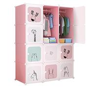 London Boutique Armoire Enfant Modulable à Cubes avec Penderie