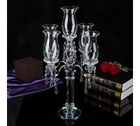 London Boutique Chandelier décoratif 5 Branches photophore avec Cristaux - Cadeau Parfait (5 Bras)