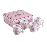 London Boutique K414 Mugs Cadeau télécommandées imitation de 4, Rose