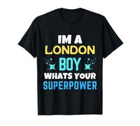 London Boy Quelle est ta Superpuissance London Day T-Shirt