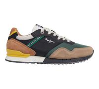 Pepe Jeans Homme London Brand M Basket, Marron foncé Pierre Beige, 43 EU