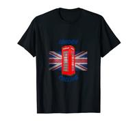 London Calling T-shirt Union Jack avec cabine téléphonique rouge T-Shirt