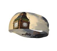 London Color Taxi Bandeau de sport avec propriétés anti-transpiration pour tennis, basket-ball et course à pied