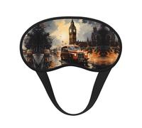London Color Taxi Masque de sommeil couverture complète Masque de sommeil relaxant sans stress
