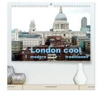 London cool - modern + traditionell (hochwertiger Premium Wandkalender 2026 DIN A2 quer), Kunstdruck in Hochglanz: London etwas anders