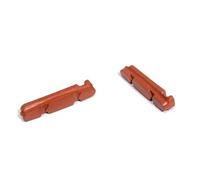 London Craftwork 2 Plaquettes de Frein de Rechange pour vélos Brompton Orange
