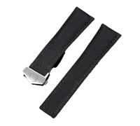London Craftwork Bracelet en nylon de 20 mm et 22 mm compatible avec les montres TAG HEUER MONACO CARRERA FORMULA 1, 20mm, Nylon, Pas de pierre précieuse