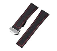London Craftwork Bracelet en nylon de 20 mm et 22 mm compatible avec les montres TAG HEUER MONACO CARRERA FORMULA 1, 20mm, Nylon, Pas de pierre précieuse
