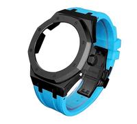 London Craftwork Casioak Boîtier en acier MOD Kit pour amortisseur G-Shock GA2100 GA2110 Couronne argentée, Acier inoxydable