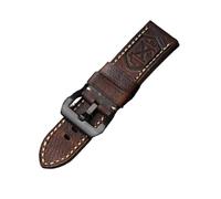 London Craftwork Flottiglia MAS Bracelet de montre en cuir italien épais fait main 20 mm, 22 mm, 24 mm, 26 mm, 22mm