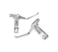 London Craftwork Levier de frein en aluminium élégant pour vélo pliable Brompton Dahon Birdy Argenté