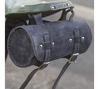 London Craftwork Sacoche à Outils en Cuir véritable pour vélo - Style rétro - Noir Graphite