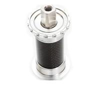 London Craftwork Support inférieur Titane + Carbone pour Brompton 150 grammes (Argent)