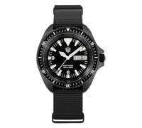 London Craftwork Watchdives WD1980 V2 Ronda 517 Montre à quartz avec mouvement à quartz Noir