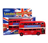 London Double Decker Routemaster Bus Rouge Modèle en métal moulé sous pression et pièces en plastique