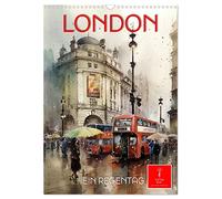London - ein Regentag (Wandkalender 2026 DIN A3 hoch), CALVENDO Monatskalender: London, auch im Regen eine Metropole, die mit keiner anderen zu vergleichen ist.