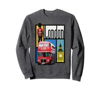 London England Big Ben Souvenir de la Garde de la Reine à Deux étages Sweatshirt
