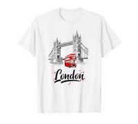 London England Souvenir Tower Bridge Souvenir Graphique T-Shirt