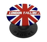 London Falling/Grande-Bretagne en déclin/Patriot Free Speech UK PopSockets PopGrip Adhésif