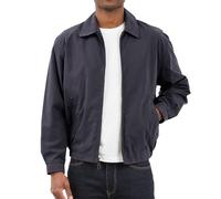 LONDON FOG Auburn Veste de Golf zippée sur Le Devant (Tailles Standard et Grandes) légère en Coton, Bleu Marine, XL Tall Homme