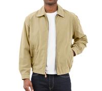 London Fog Auburn Zip-Front Golf Jacket (Regular & Big-Tall Sizes) Veste légère en Coton, Camel, 5XL Grande Taille Homme