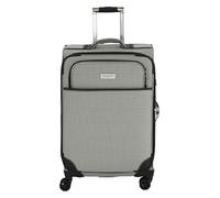 LONDON FOG Cambridge Spinner extensible 63,5 cm, pied-de-poule noir et blanc, 63,5 cm