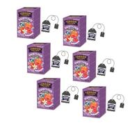 London Fruit® | Assortiment d'Infusions 4 Saveurs | Tisane Framboise, Pêche, Fraise & Vanille, Myrtille | Infusions De Fruits Sans Caféine - Tot 120 Sachets (240 Gr)