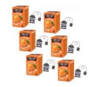 London Fruit® | Infusion d'épices et d'orange | Infusion Cannelle Orange & Gingembre Sachets Uniques - 6 x 20 Filtres (240 Gr) | Tisane sans caféine