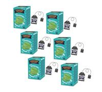 London Fruit® | Infusion Menthe et Réglisse Sans Caféine | Tisane Digestive Rafraîchissante à la Menthe - 6 x 20 Sachets (180 Gr)