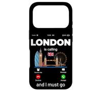 London is Calling & I Must Go Illustration Graphic Designs Coque pour iPhone 17 Pro