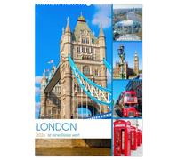 London ist eine Reise wert (Wandkalender 2026 DIN A2 hoch), CALVENDO Monatskalender: fotografisches Kaleidoskop von London