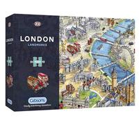 London Landmarks 1000 Piece Jigsaw Puzzle
