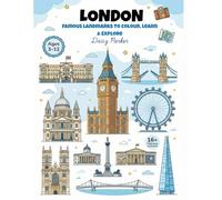 London Landmarks Coloring Book for Kids: Fun & Educational UK City Coloring Pages for Kids Ages 3-12