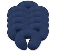 London Linens Lot de 10 housses de massage en flanelle extra épaisse 100 % coton de qualité supérieure (bleu)