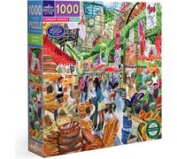 London Market Carton Recyclé-Puzzle Coloré 1000 Pièces-Dimensions 58,5 Cm De Côté, Pztlnm