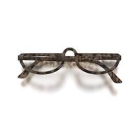 LONDON MOLE® Brainy Lunettes de lecture | Des lecteurs en demi-lune sympas | Unisex féminin masculin | Charnières à ressort